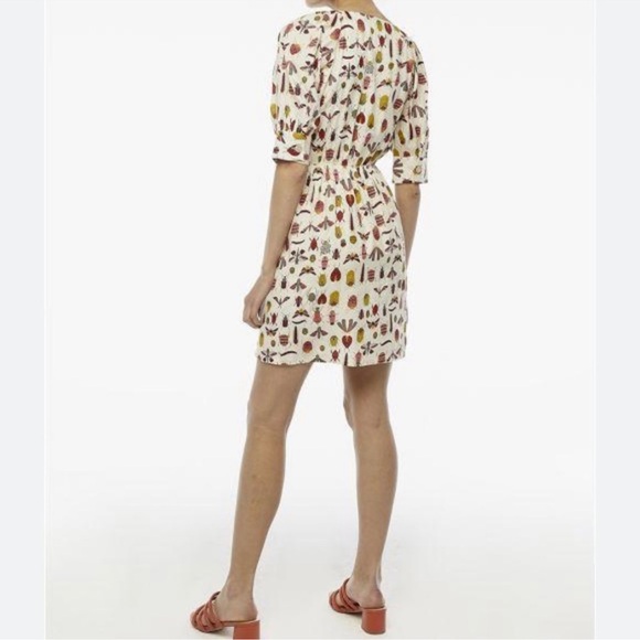 Compania Fantastica Bug Insect Dress Small V Neck Science Teacher - Picture 2 of 10